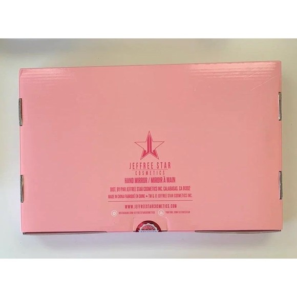 Jeffree Star Cosmetics Baby Pink Chrome Handheld Mirror - New In Box - V-Day - Picture 4 of 5